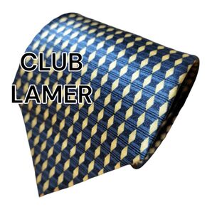 【CLUB LAMER】クラブラメール ブルー系 総柄