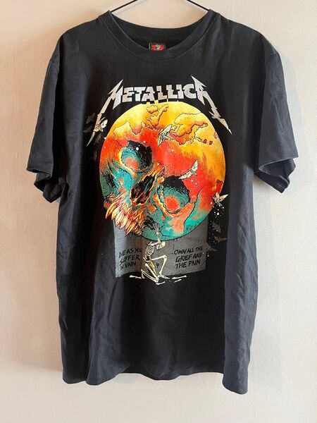 メタリカ バンドTシャツ Metallica Tシャツ 黒 ブラック 半袖