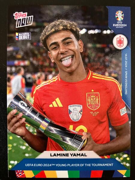 ラミン ヤマル LAMINE YAMAL Topps now オンライン限定 UEFA EURO 2024 062