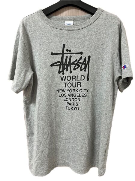 【早い者勝ち/人気コラボ】stussy champion コラボ Tシャツ