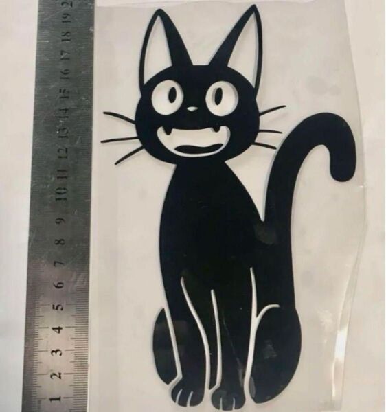 くろねこのカーステッカー