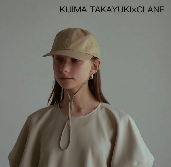 TAKAYUKI×CLANE キャップ ベージュ キジマタカユキ コラボ