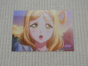 BD 劇場版 ラブライブ!サンシャイン!! The School Idol Movie Over the Rainbow A-on STORE特典 L判ブロマイド 小原鞠莉 B柄 未使用新品