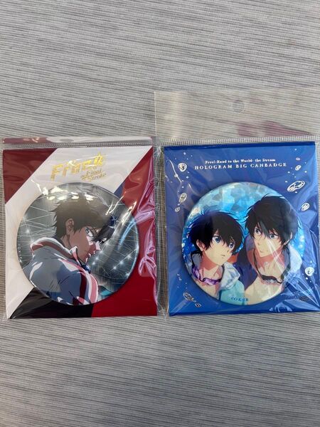 free! 七瀬遙 缶バッジ ファイナルストローク