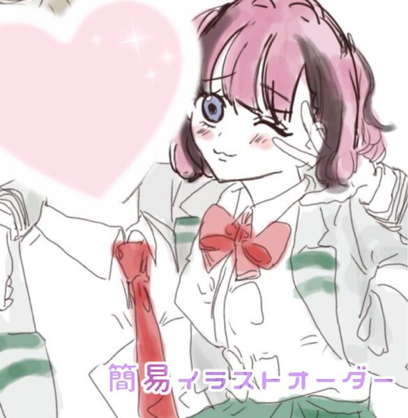 簡易 イラストオーダー アイコン 夢絵 ポストカード