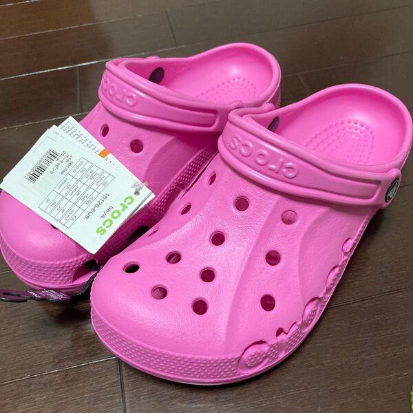 新品 クロックス バヤ Baya Party Pink パーティピンク 23 crocs