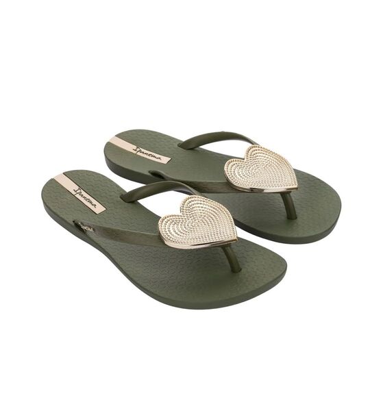 Ipanema MAXI FASHION II グリーン/ベージュ BRA33.34/22cm ビーチサンダル
