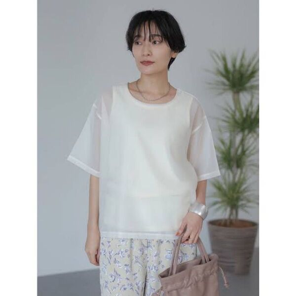 AMERICAN HOLIC SET シアープルオーバー+タンクトップ