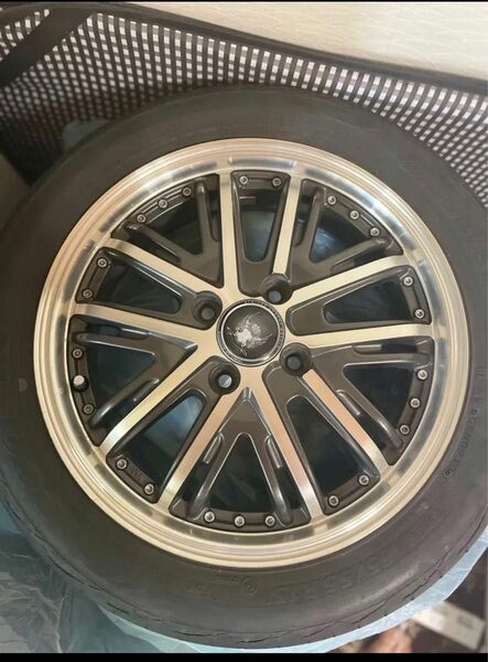 ENKEI STEINER/シュタイナー VZ5 15インチアルミホイール 15×4.5J +45 4H 100 タイヤあり 2本