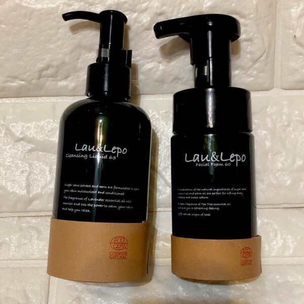 定価4780円☆Lau&Lepo☆低刺激性クレンジングセット☆メイク落とし&洗顔