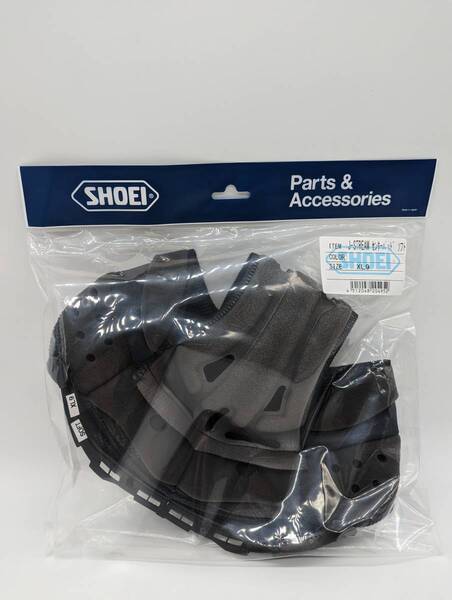 1)新品 未使用 SHOEI ショウエイ J-STREAM センターパッド XL9 ソフト 4512048204952 J-FORCE3 J-STREAM Jストリーム