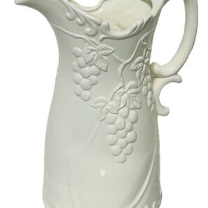 《保管品》陶器 葡萄柄 ピッチャー☆水差し☆デキャンタ