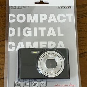 新品未開封 KEIYO デジタルカメラ ブラック AN-DC001