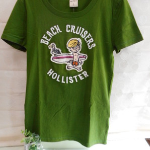 HOLLISTER　Tシャツ　サーフボーイ　BEACH　CRUISERSグリーン　Lサイズ　　在庫品