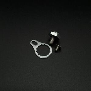 ラスト4 STEEZ ZILLION リテーナー ハンドルロックボルト ガンメタ