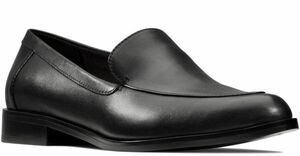 Clarks 25.5cm Flat Loafer black black leather leather slip-on shoes formal ballet sneakers pumps sandals P30