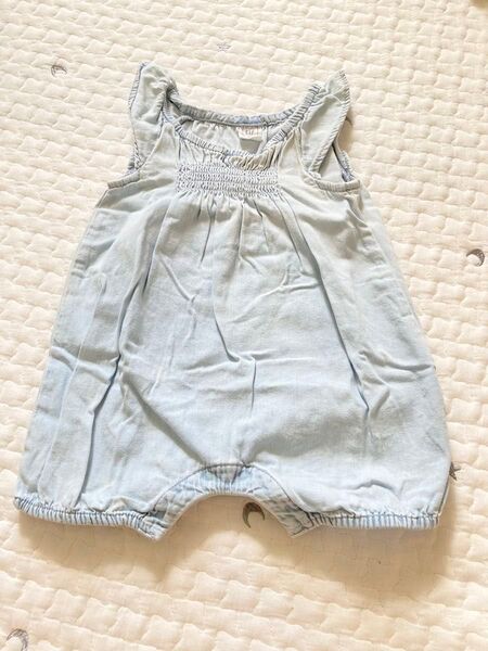 babygap ロンパース 女の子服 デニム 70