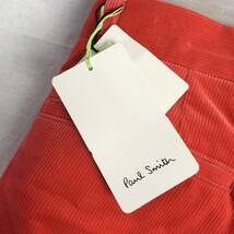 【新品】Paul Smith ポールスミス コーデュロイパンツ 30pm 233-226 991m スラックス ストレート 日本製 Sサイズ オレンジ_画像9