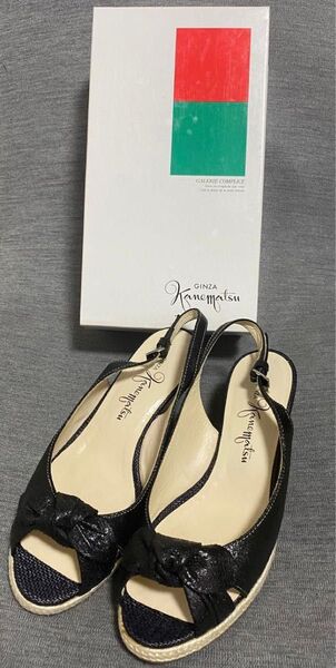 GINZA カネマツ サンダル 24センチ