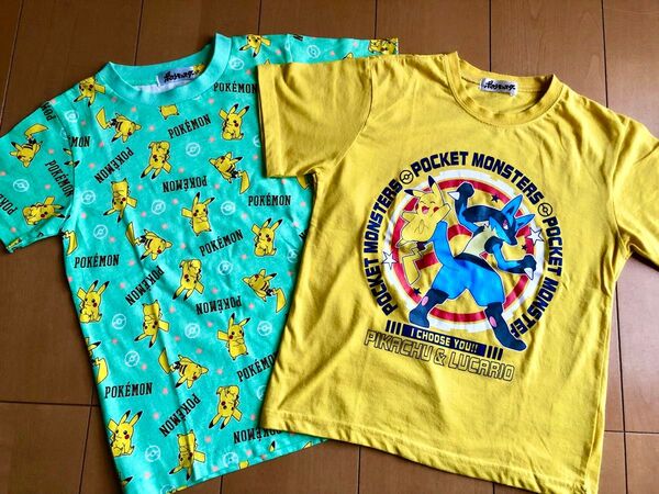 ポケットモンスター 半袖Tシャツ 2枚セット 130