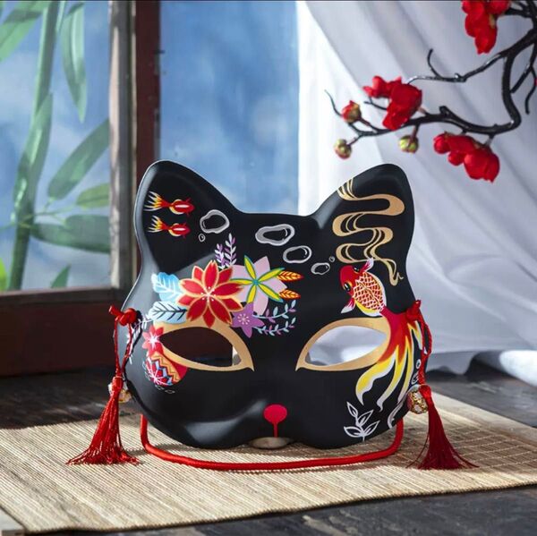 猫 狐 お面 ネコ お祭り 花火大会 ハロウィン コスプレ 文化祭 パーティー