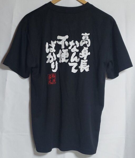【新品 未使用】俺流 高身長なんて不便ばかり4.1オンス ドライTシャツ Lサイズ パロディ 面白い ノリ おもしろ ネタ UV