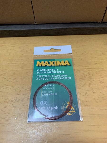 MAXIMA ノットレステーパードリーダー 0X 7.5ft バスバグ等②