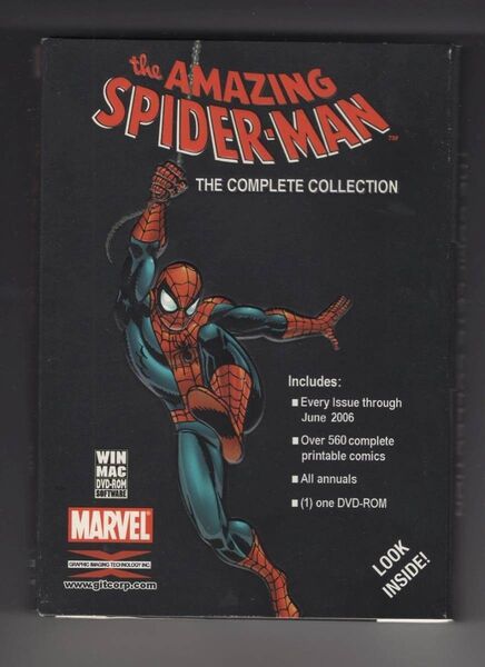 500冊以上収録 DVD-ROM The Amazing Spider-Man: The Complete Collection