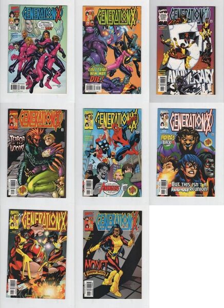 GENERATION X 55-62巻+増刊号3冊 計11冊セット(アメコミ X-MEN エックスメン )