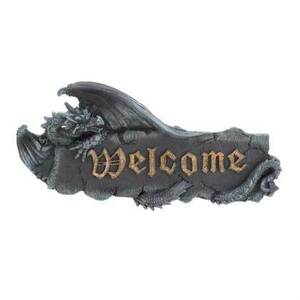  Dragon ( dragon ) wellcome puller k welcome board entranceway decoration fantasy fan .Welcome Plaque