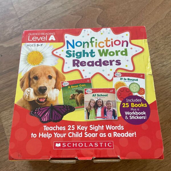 Nonfiction Sight Word Readers Level A, 3-7歳用 外国語絵本