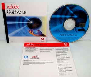 【同梱OK】Adobe GoLive 5.0 / for Mac / Webオーサリングツール