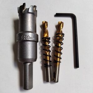 高効率金属加工用 ドリルビットセット 長さ9.9cm 直径2cm