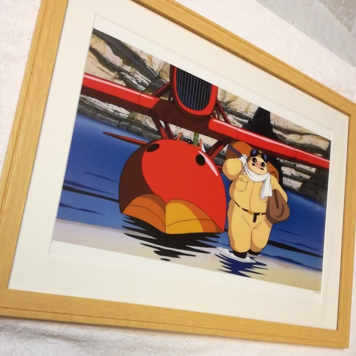 Super rare! Studio Ghibli Porco Rosso [Article encadré] Calendrier Ghibli Affiche Ghibli Peinture murale à suspendre Reproduction de carte postale Art original Hayao Miyazaki Porco, des bandes dessinées, produits d'anime, autres