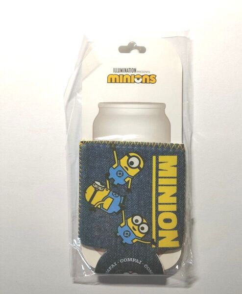 ミニオンズ 缶カバー デニム 怪盗グルー ミニオン グッズ キャプテンスタッグ 新品 未使用 未開封品 缶コスプレ