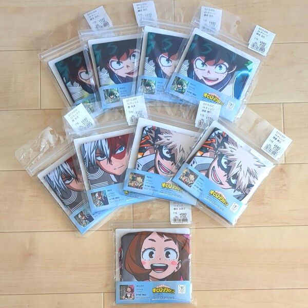 【新品未使用】ヒロアカ 接触冷感ミニタオル 全種類 まとめ売り 暑さ対策グッズ