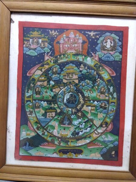 曼荼羅 仏画 仏教美術 骨董品 自宅保管品