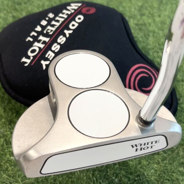 【初代・名器】長尺 46インチ オデッセイ ホワイトホット 2ボール ロング パター ODYSSEY WHITE HOT 2BALL LONG 中尺 ミッド【美品・希少】