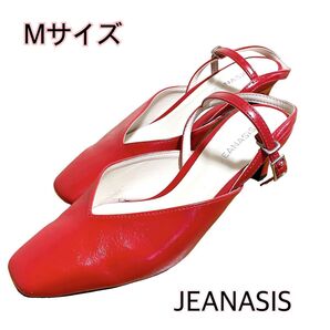 ジーナシス JEANASIS サンダル 赤
