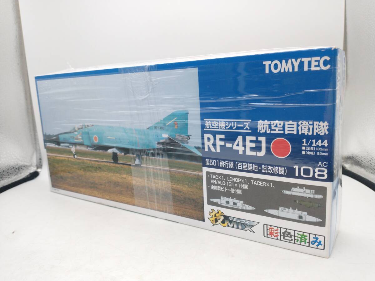 TOMYTEC (トミーテック) プラモデル 技MIX航空機シリーズ 1/144 航空自衛隊 RF-4E 第501飛行隊（百里基地  空自創設50周年）｜トレファクONLINE