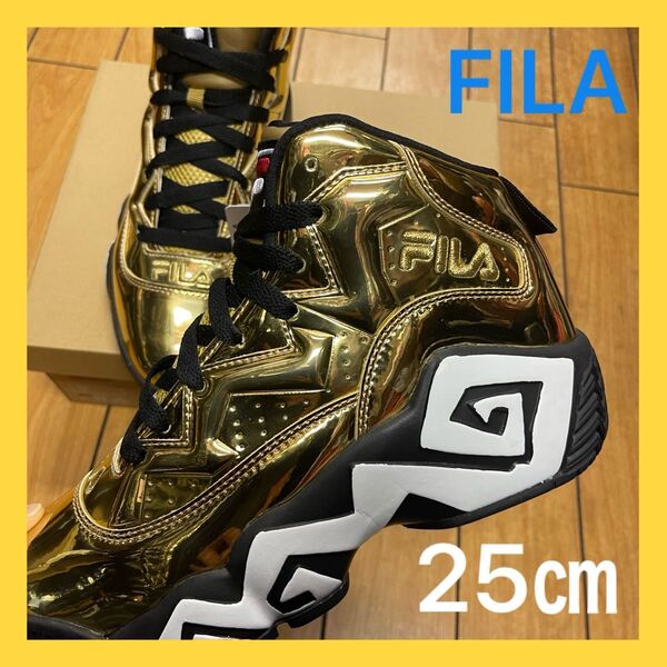 ☆新品☆FILA MB フィラ ジャマール マッシュバーン ゴールド ラッシュ バッシュ バスケットシューズ レディース メンズ