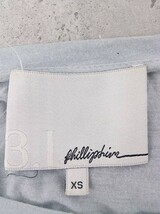◇ 3.1 Phillip Lim スリーワンフィリップリム 装飾 デザイン 半袖 Tシャツ カットソー XS ライトブルー * 1002796835377_画像3