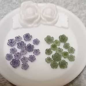 ネイルパーツ バラ アンティーク2種 200円 ハロウィンネイル