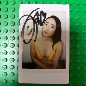 松岡すず サイン入りチェキ①