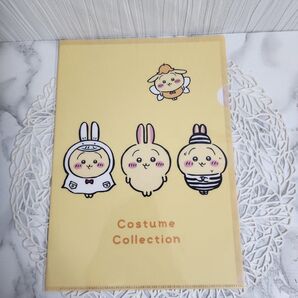ちいかわ うさぎ クリアファイル アニメ コスチューム 妖精 囚人 カッパ ハチワレ モモンガ アドベンチャー A4クリアファイル
