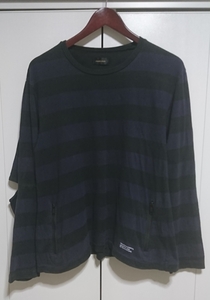 undercover 14SS J&M 肘スリット ボーダー ロング Tシャツ カットソー 肘割れ undercoverism jonio