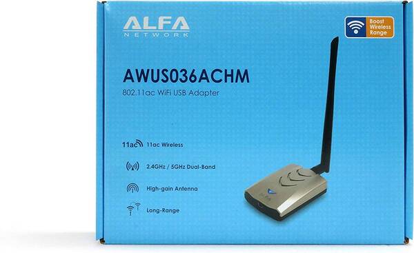 【即決 送料無料 匿名配送】 ALFA NETWORK■ALFA AWUS036ACHM by Kali Linux対応