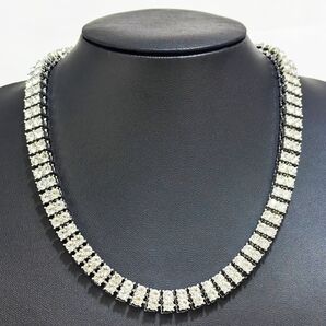 シルバー ネックレス ギラギラ ヒップホップ ラッパー メンズ レディース 50cm