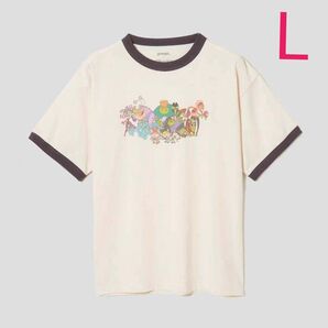グラニフ パワーパフガールズ Tシャツ パワパフ アメコミ L