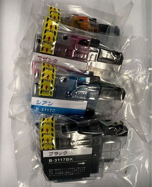 ブラザー(Brother)LC3117シリーズ 4色セット 互換インクカートリッジ色指定承ります♪
